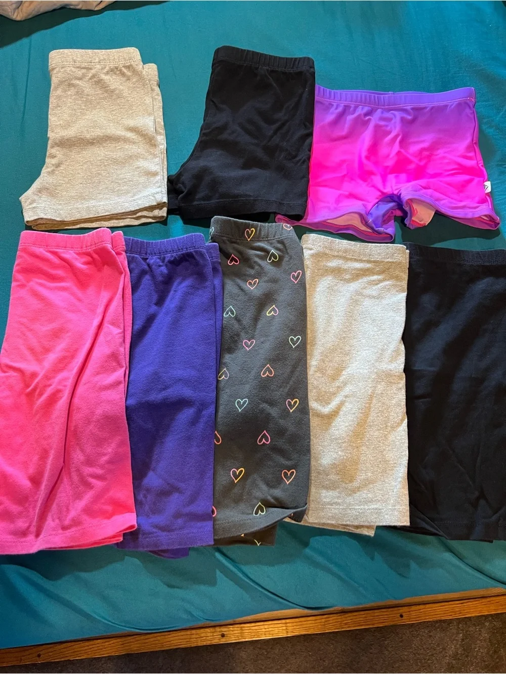 Girls lot- knit shorts size medium